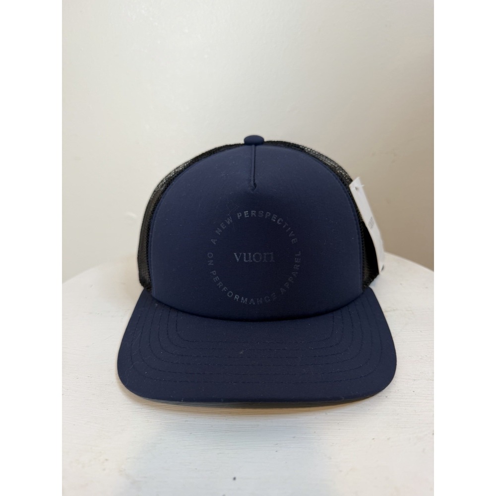 NWT Vuori Premium Foam Trucker Hat Ink Snap-Back V8013 Casual Travel Preppy Gym